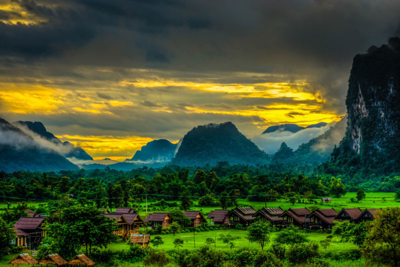 Vang Vieng - 9 puntos de interés prueban que Laos es el "obligatorio" Viajes a Laos, Vang Vieng