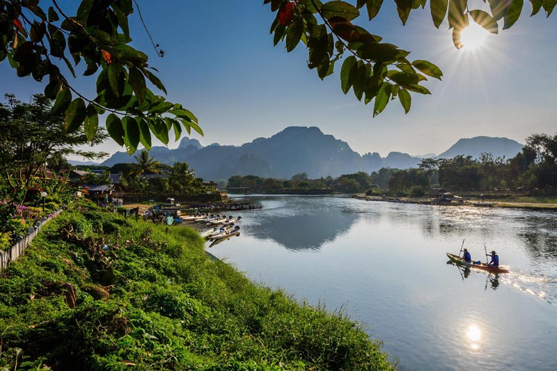 Vang Vieng - Laos Visitar Vang Vieng - Laos