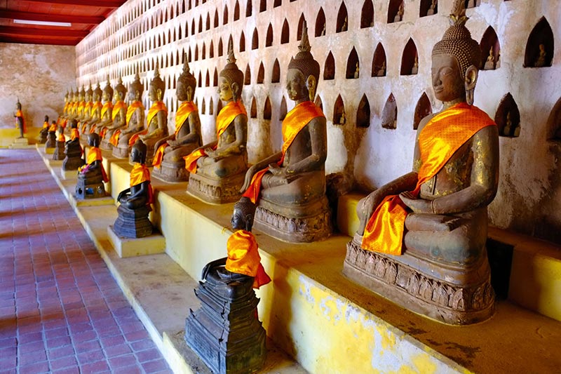 Dez coisas para ver no Laos - Wat Si Saket Dez coisas para ver no Laos - Wat Si Saket