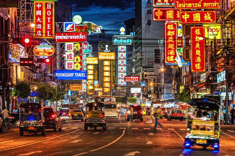 Chinatown em Bangkok Chinatown em Bangkok