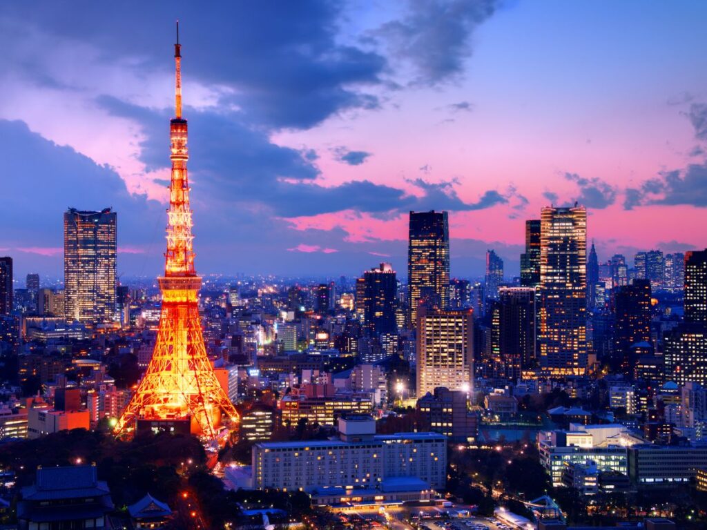 Tokio al atardecer